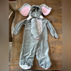 Rubies Elephant Costume - Size 6-12M - Grey